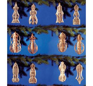 2 Piece Slotted Ornament Set # 3