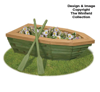 2X Rowboat Planter Wood Plans