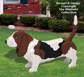 3D Life-Size Basset Hound Woodcraft Pattern