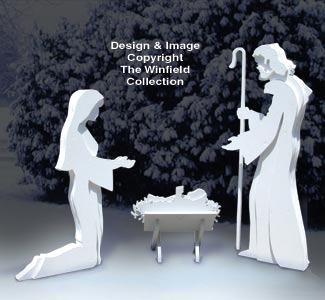 3D Nativity Pattern(W)