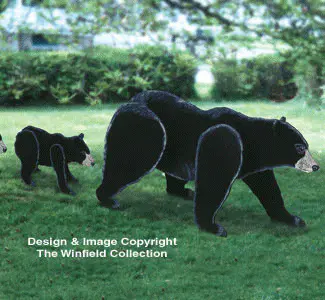 3D Bears & Buck Project Pattern Set (YD166 & 167)