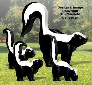 3D Skunks Pattern