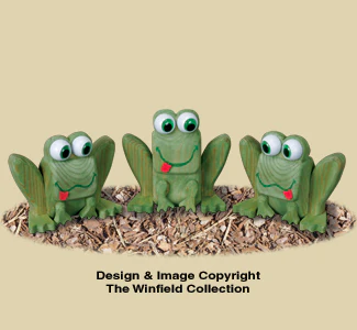 4x4 Frog Trio Pattern