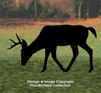 Action Feeding Deer Woodcrafting Pattern