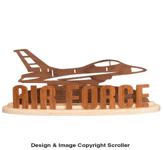 Air Force Shelf Sitter Pattern - Downloadable