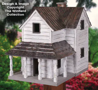 All 5 Rustic Birdhouse Patterns (BH30, 33, 34, 35 & W1195BH)