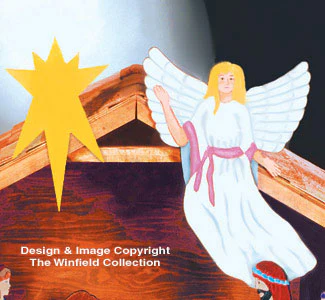 Angel & Star Woodcraft Pattern