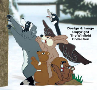 Angry Animals Woodcraft Pattern