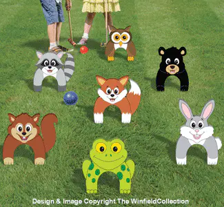Animal Croquet Pattern Set