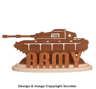Army Shelf Sitter Pattern - Downloadable