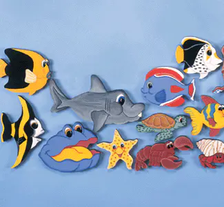 Baby Sea Critters Woodcraft Pattern(F)