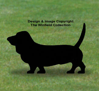 Basset Hound Shadow Wood Pattern(F)