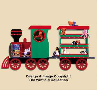 Bean Bag Animal Train & Car Woodcraft Pattern(F)
