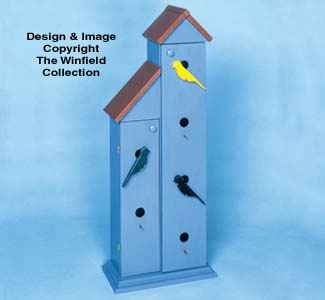 Birdhouse Video/CD Cabinet Plans(F)