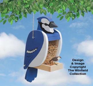 Blue Jay Bird Feeder Pattern