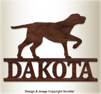 Canine Wall Plaque Design Pattern
