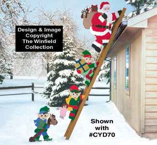 Climbing Claus Woodcraft Pattern