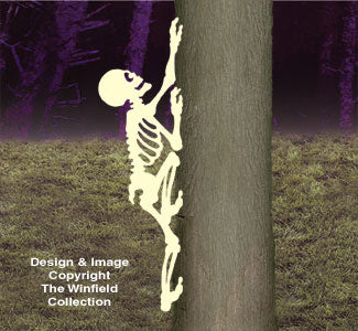 Climbing Skeleton Woodcrafting Pattern