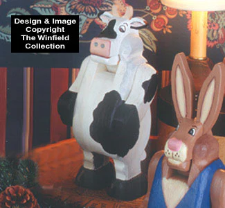 Cow Nutcracker Woodcraft Pattern(F)