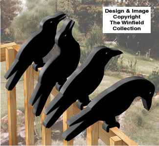 Crow Shadow Rail Sitters Pattern(W)