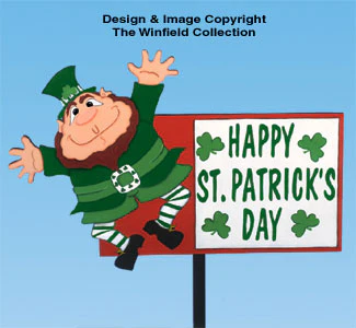 Dancin' Leprechaun Sign Pattern(F)