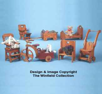 Doll Furniture Pattern Set #4
