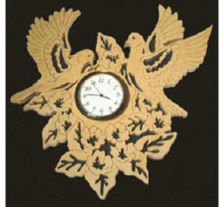 Doves Songbird Wall Clock Project Pattern