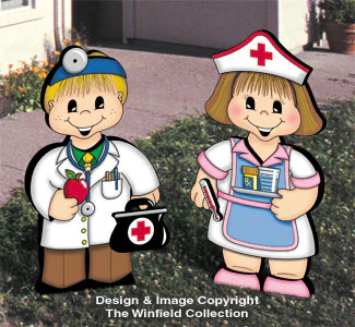 Dress-Up Darlings Doc and Nurse Outfits Pattern
