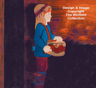 Drummer Boy Woodcraft Pattern