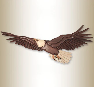 Eagle Flight Intarsia Scroll Saw Pattern
