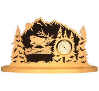 Elk Forest Mantel Clock Project Pattern