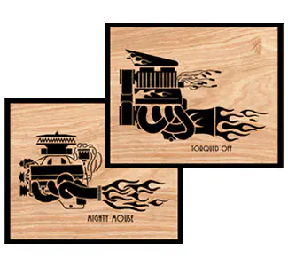 Engines Scrolled Art Pattern