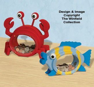 Fat Crab & Fish Coin Banks Pattern