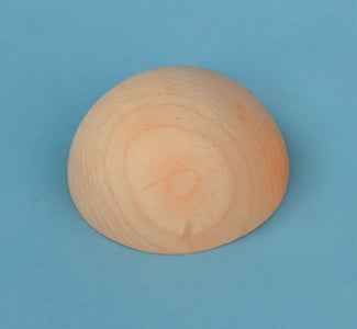 Wooden Half Ball - 1 1/2" Diameter