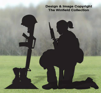 Female Fallen Soldier Pattern(W)