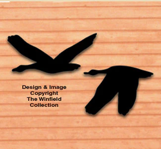 Flying Geese Shadow Woodcraft Pattern