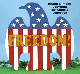 Freedom Eagle Woodcraft Pattern(F)
