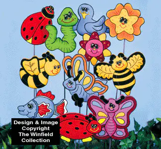 Garden & Bug Plant Pokes Pattern (MPC2 & GF212)