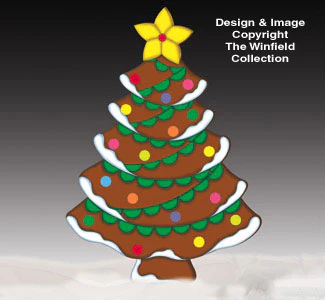 Giant Gingerbread Tree Wood Pattern