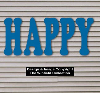 Giant Message Alphabet Pattern