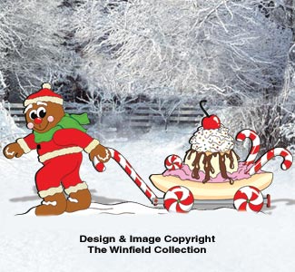 Gingerbread Dessert Wagon Pattern