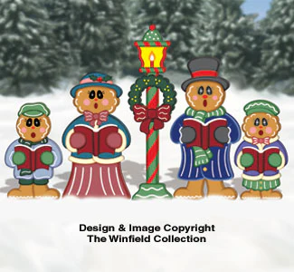 Gingerbread Victorian Carolers Pattern