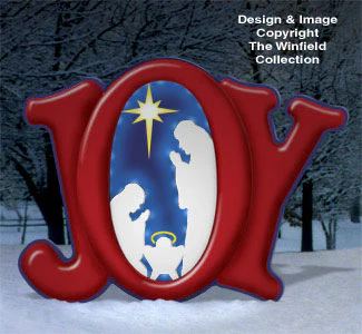 Glowing Joy Nativity Woodcraft Pattern
