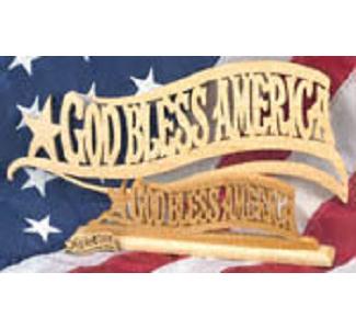 God Bless America Trio Scroll Saw Pattern