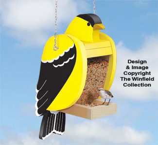 Goldfinch Bird Feeder Pattern