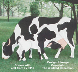 Grazin' Cow Woodcraft Pattern