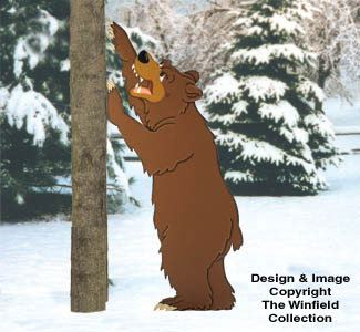 Grumpy Grizzly Woodcraft Pattern