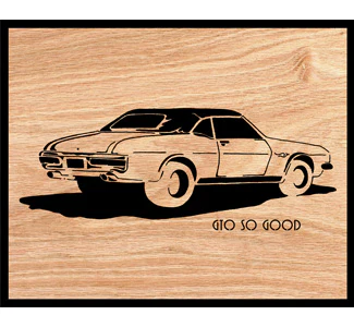 GTO SO GOOD Scrolled Art Pattern