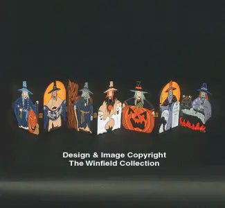 Halloween Window Screen Collection Pattern(F)