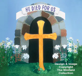 He Is Risen Woodcraft Pattern